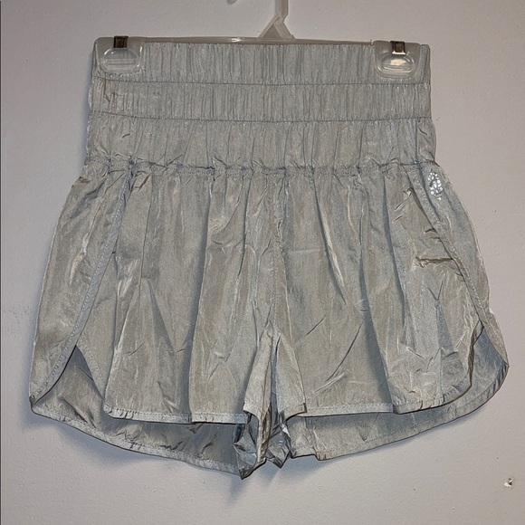 Free People Pants - FP Movement by Free People Silver/Gray shorts
